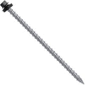 10 x 4 Black Metal Roofing Screws - Hex Washer Head- Self-Starting/Tapping - EPDM Washer. 1 x 250 Count Bag - 250 Screws