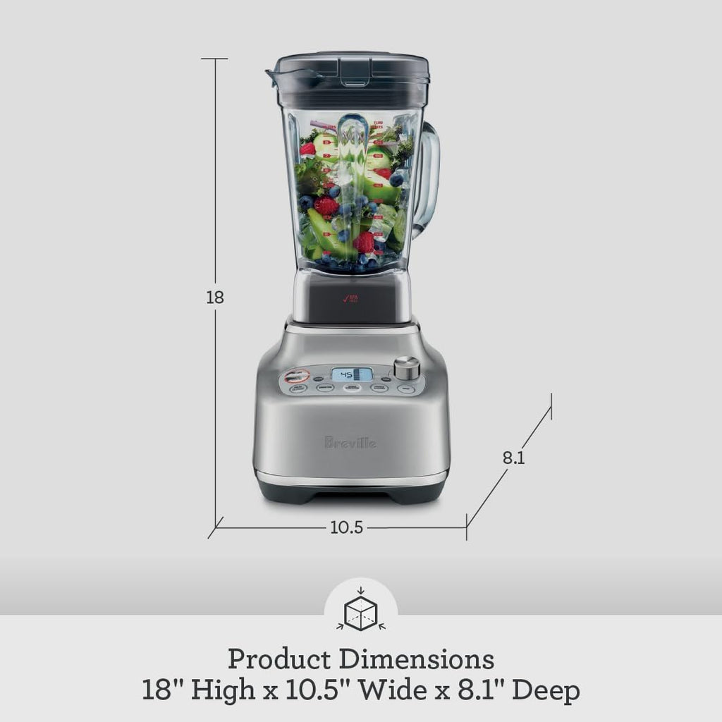 Breville BBL920BSS Super Q Home Blender, Brushed Stainless Steel