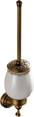 Bathroom Accessories Antique Brass Collection, Towel Ring, Paper Holder, Toilet, Coat Hook, Bath Rack, Soap Dish(Toilet Brush Holder)