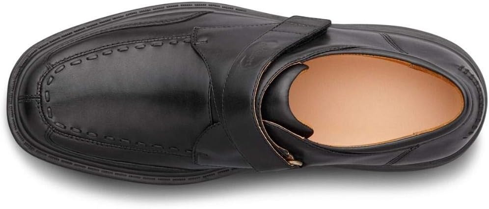 Dr. Comfort Frank Diabetic Shoes for Men - Leather Dress Shoes with Stitch - Therapeutic Formal Shoes