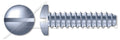 (1500 pcs) #10 X 2, Self-Tapping Sheet Metal Screws, Type B, Pan Slot Drive, Steel, Zinc Plated