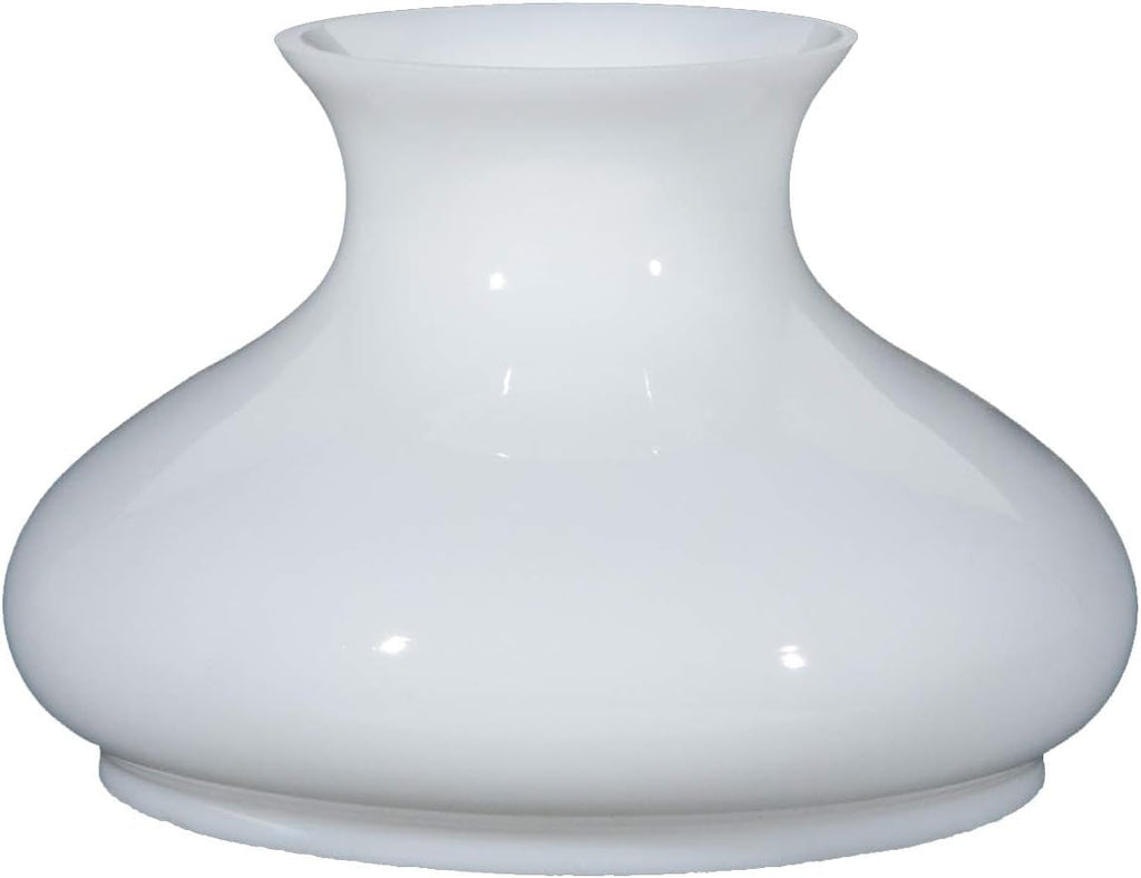 B&P Lamp® 7' Opal Glass Tam-O-Shanter Style Student Lamp Shade