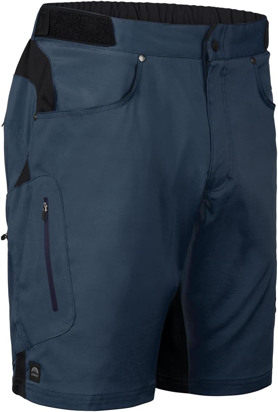 ZOIC Ether 9' Men's Mountain Biking Shorts w/Essential Liner - Durable, Stretch Fabric, Trail Fit - Cycling, Bike Riding