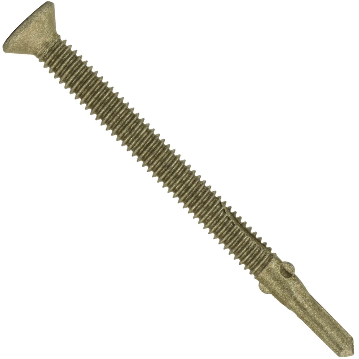 Jake Sales #14x3-1/4 Reamer Tek Torx/Star Head Self-Drilling Wood to Metal Screws - for Flatbeds, Trailers or Fastening Wood to Steel - T-30 Torx Screw Head (Full Box - 1000 Screw Count)