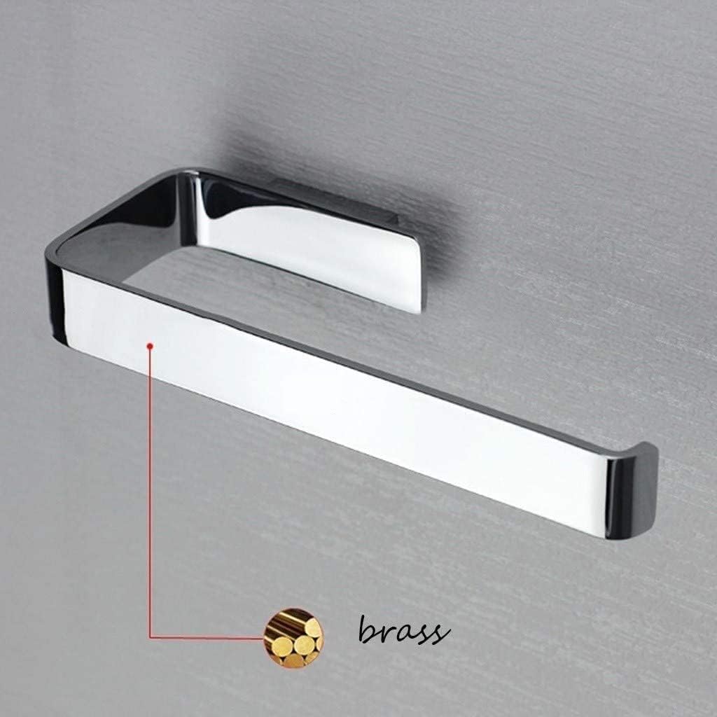 Towel Rack Bathroom Towel Bar Copper Hanging Towel Rack Bathroom Pendant Hand Towel Ring Rack Premium Chrome Bathroom Towel Rack(30 * 8cm)