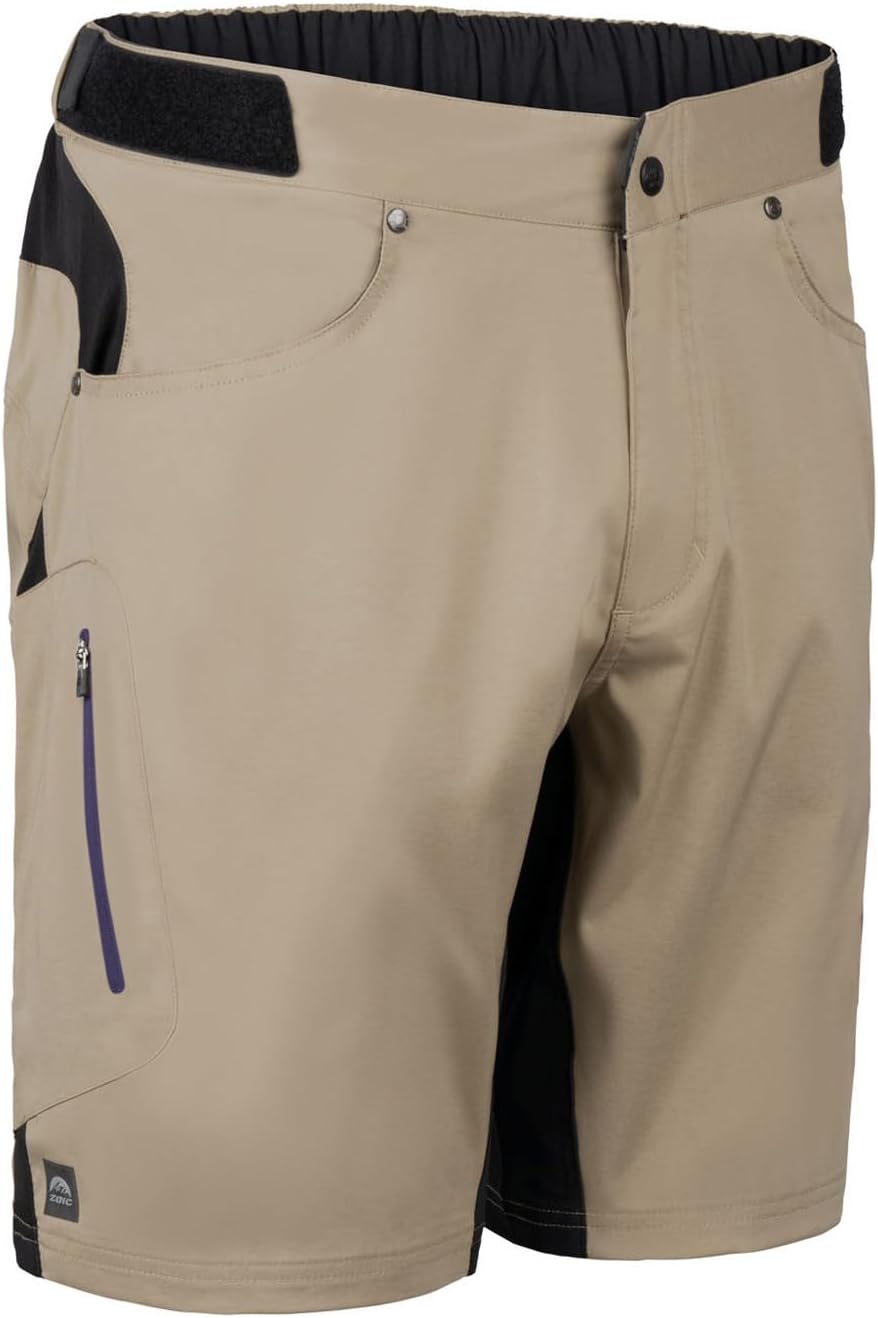 ZOIC Ether 9' Men's Mountain Biking Shorts w/Essential Liner - Durable, Stretch Fabric, Trail Fit - Cycling, Bike Riding