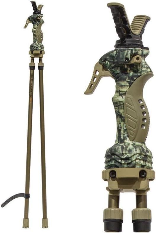 PRIMOS Hunting Trigger Stick Gen3 Shooting Stick, Adjustable Height, Quick-Detach Yoke, Durable and Lightweight, Ideal for Hunting, Shooting, and Photography