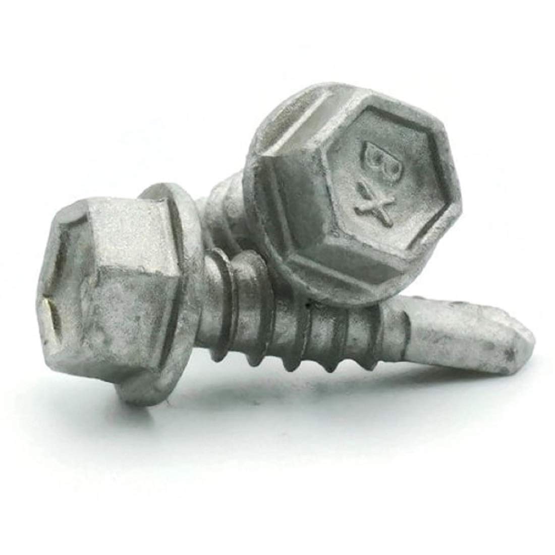 Buildex Hex Washer Head Self Drilling TEK Screws Climaseal Coated #12-14 x 1 Qty 1000