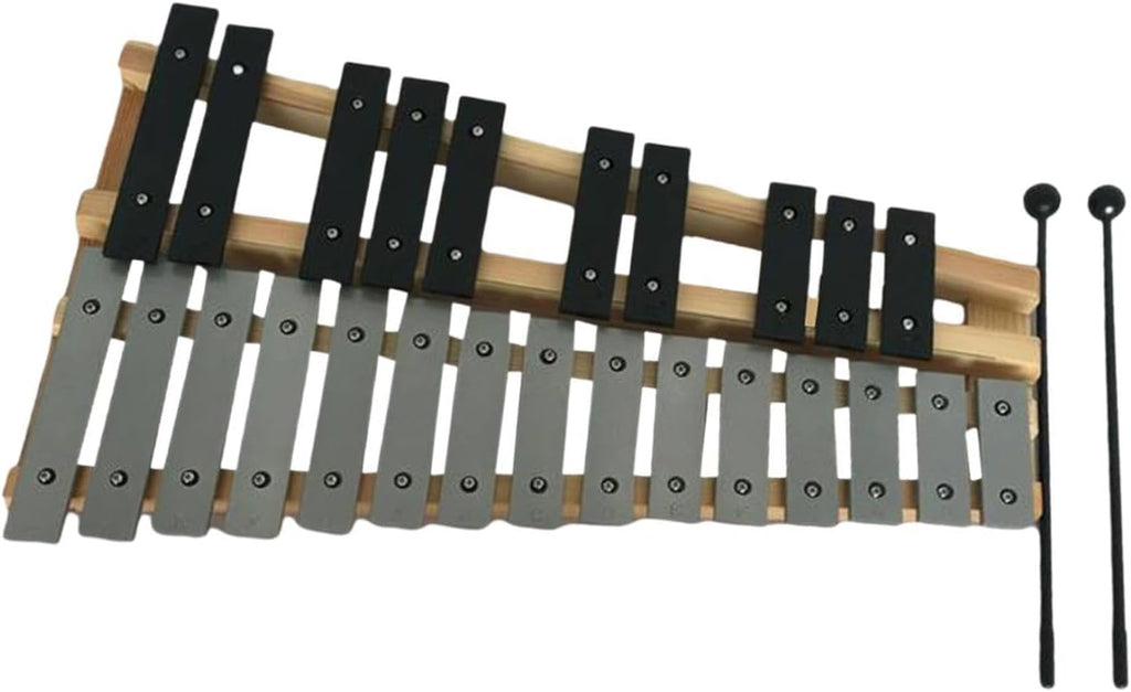 25 Note Glockenspiel Percussion Instrument Wood Xylophone for Kids Montessori Music Lessons Home Outdoor Performance