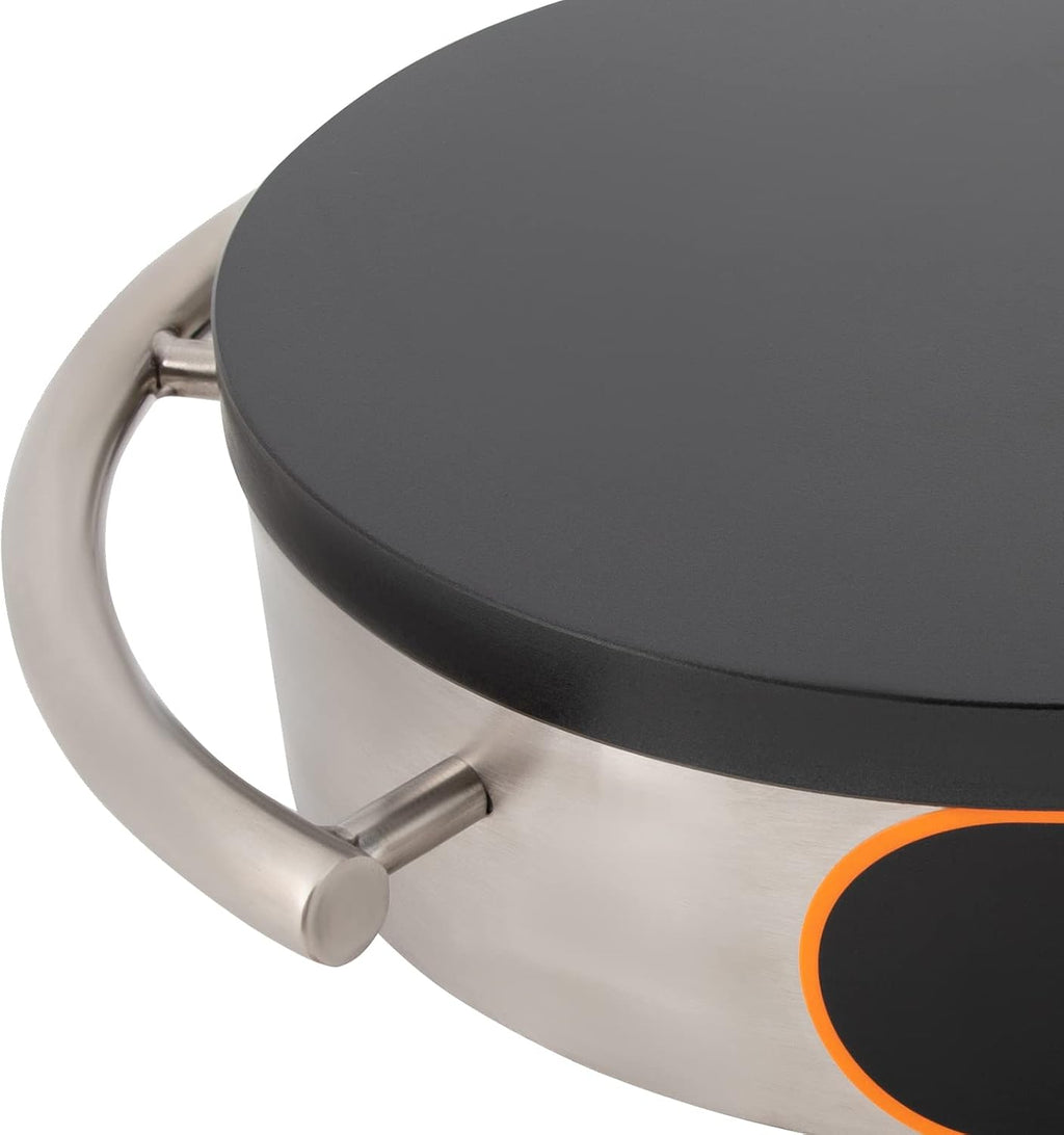 16' Commercial Crepe Maker 1500W Electric Crepe Machine with Non-Stick Coating 122°F-572°F Temperature Control Pancake Flat Skillet for Crepes, Pancakes