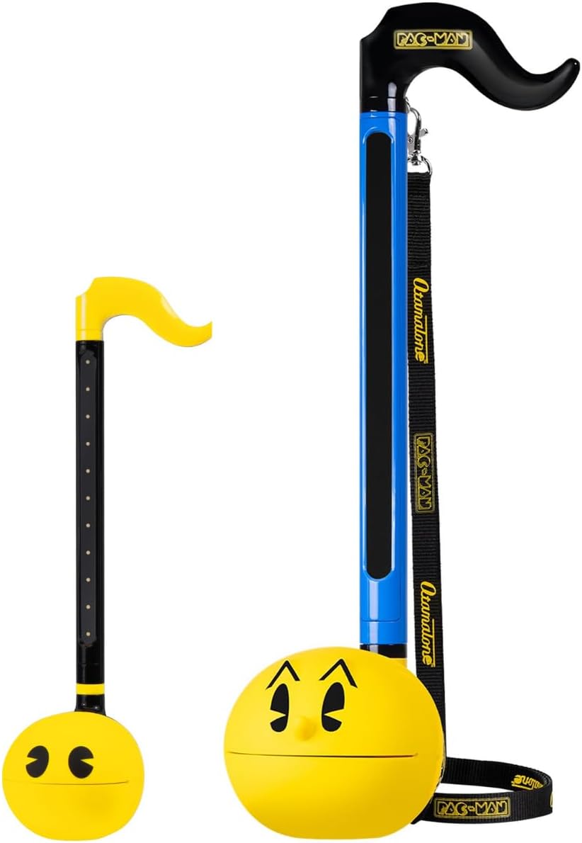 Otamatone PAC-Man Regular and Deluxe Size Bundle Offer Portable Music Instrument / Synthesizer from Japan by Maywa Denki