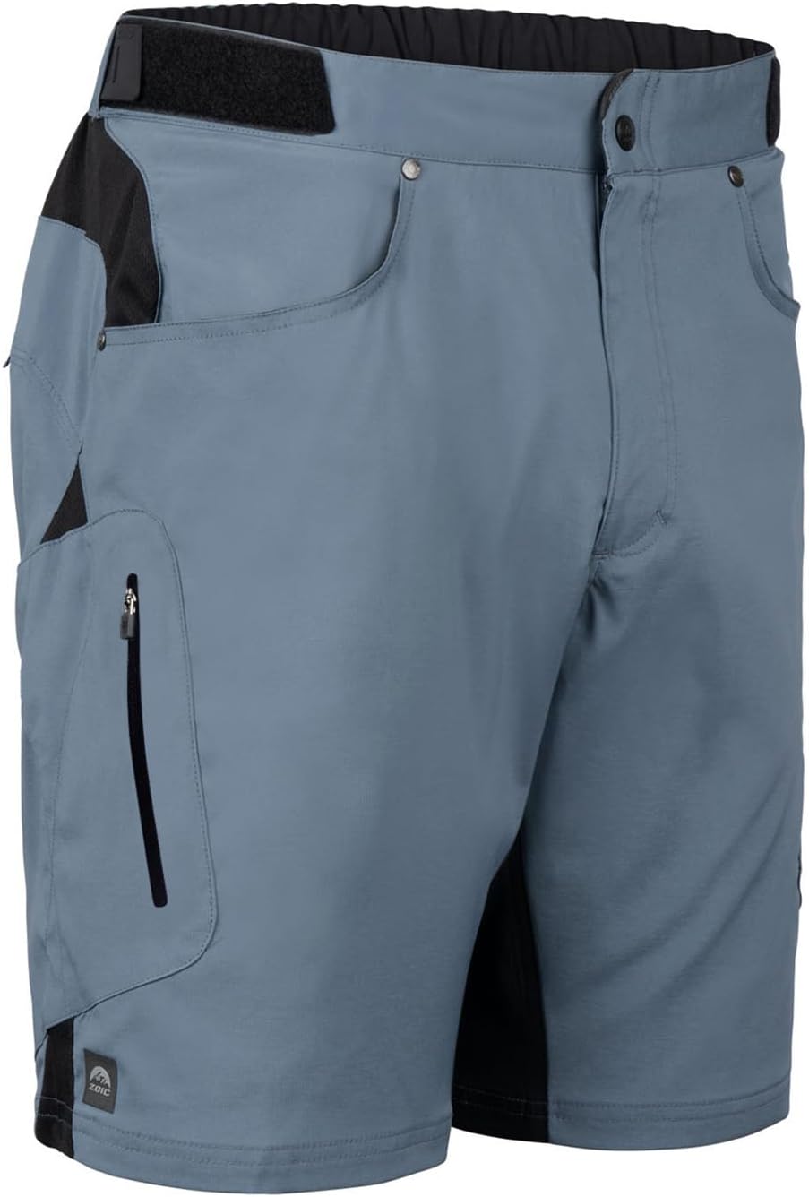 ZOIC Ether 9' Men's Mountain Biking Shorts w/Essential Liner - Durable, Stretch Fabric, Trail Fit - Cycling, Bike Riding