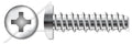 (750 pcs) #10 X 2, Hi-Lo Self-Tapping Sheet Metal Screws, Pan Phillips Drive, Full Thread, Stainless Steel