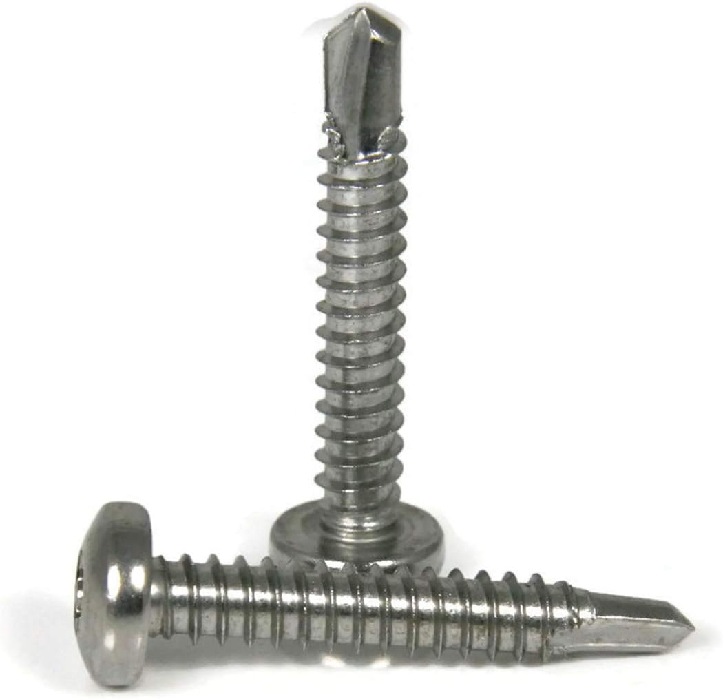 #12-14 Pan Head Torx Self Tapping Screws 410 Stainless Steel Self Drilling TEK Point #12-14 x 3/4' Qty 250