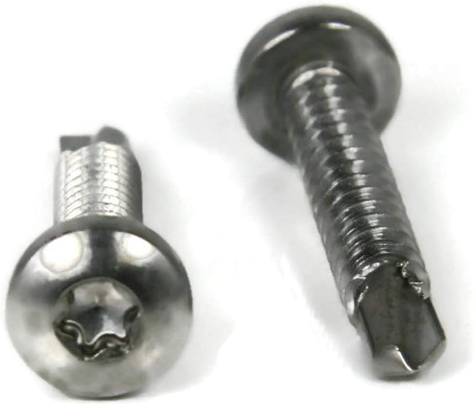 #12-14 Pan Head Torx Self Tapping Screws 410 Stainless Steel Self Drilling TEK Point #12-14 x 3/4' Qty 250