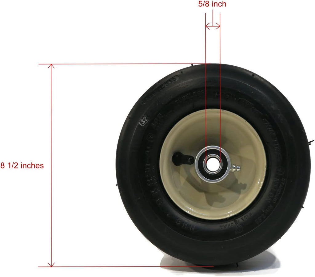 The ROP Shop 2 Pack Caster Wheel Assembly for Grasshopper Mower Deck 603927, 603971, 903927