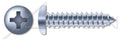 (3000 pcs) #10 X 2, Self-Tapping Sheet Metal Screws, Type AB, Pan Phillips Drive, Steel, Zinc Plated