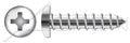 (1000 pcs) #10 X 2, Self-Tapping Sheet Metal Screws, Type A, Pan Phillips Drive, Stainless Steel