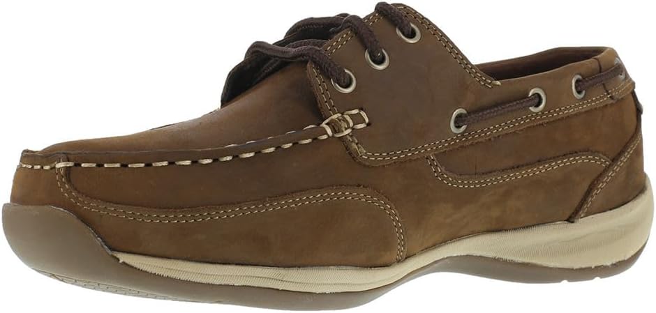 Rockport Works Men's Sailing Club 3 Eye Tie Boat Shoe