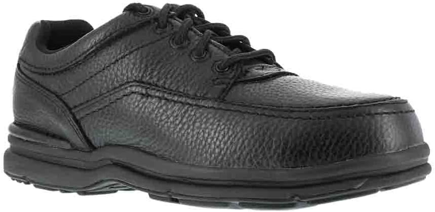 Rockport Men's World Tour Steel Toe Black 12 W