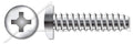 (1000 pcs) #10 X 2, Self-Tapping Sheet Metal Screws, Type B, Pan Phillips Drive, Stainless Steel
