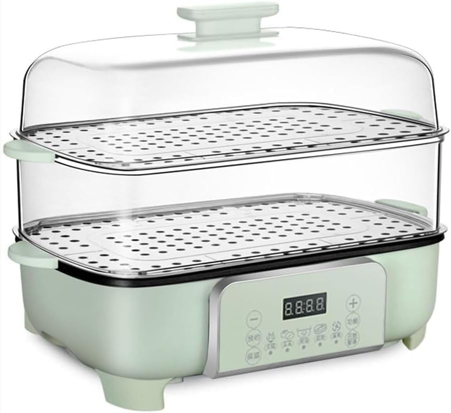 26L Electric Food Steamer, 3-Tier Stackable Vegetable Cooker, 1500W Multi-Cooker with BPA-Free Baskets, Healthy Cooking, 90-Minute Timer, Energy Efficient Kitchen Appliance