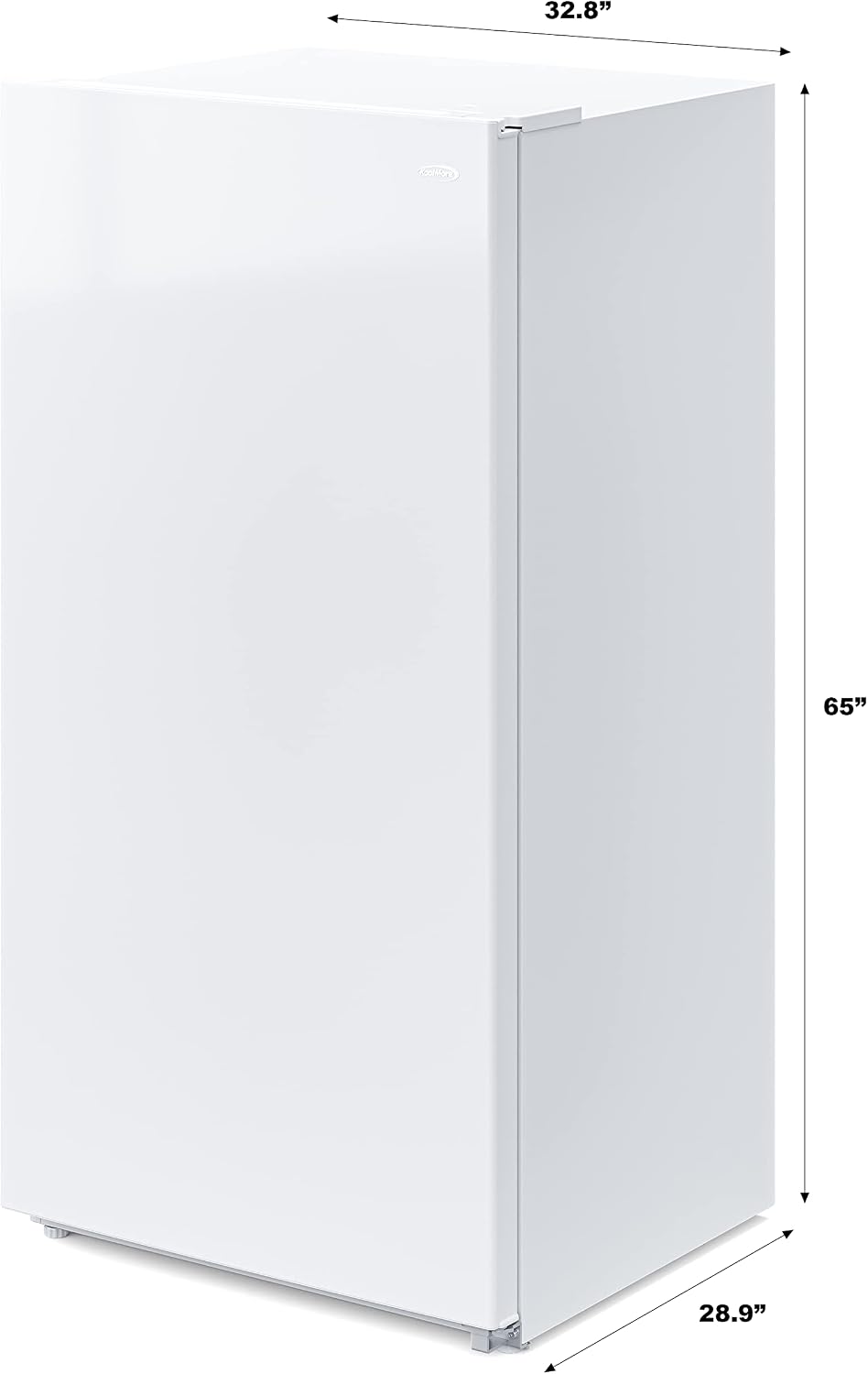 KoolMore Upright Freezer/Refrigerator Convertible, 2-in-1 Appliance, Home, Dorm, and Garage Ready Fridge/Freezer Storage for Fresh or Frozen Food and Drinks, Wire Shelves and Drawer [White] (RUF-17C)