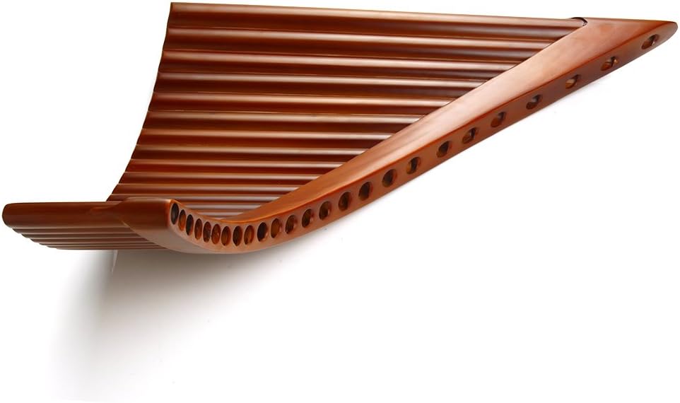 25 Pipes C Key Pan Flute Chinese Traditional Musical Instrument Pan Pipes Easy to Learn (Right Hand)