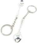 Fashion Jewelry Keyring Keychain Door Car Key Tag Ring Chain Supplier Supply Wholesale Bulk Lots Z1EB8 Spoon Tablespoon
