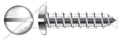 (1000 pcs) #10 X 2, Self-Tapping Sheet Metal Screws, Type A, Pan Slot Drive, Stainless Steel