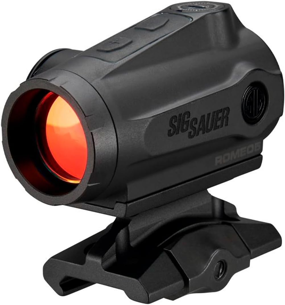 SIG SAUER ROMEO5 GEN I & GEN II 2 MOA Dot Sight - 1x20mm Compact Durable IPX-7 Waterproof Shooting Rifle Sight with Parallax-Free Optical Design & 12 Illumination Settings