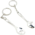 Price per 100 Pieces Key Tag Chain Ring Keyring Keychain H5MB5 Spoon Tablespoon