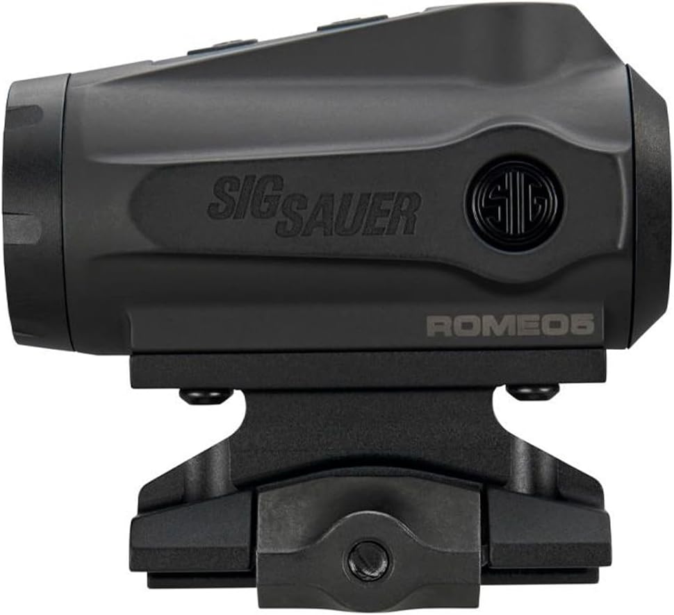 SIG SAUER ROMEO5 GEN I & GEN II 2 MOA Dot Sight - 1x20mm Compact Durable IPX-7 Waterproof Shooting Rifle Sight with Parallax-Free Optical Design & 12 Illumination Settings