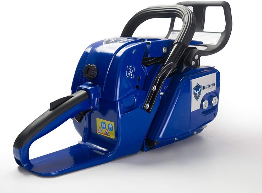 Holzfforma Blue Thunder G388 Gasoline Chain Saw Power Head WT 3/8 .063 25' 84 DL Guide Bar & 3/8 .063 25' 84 DL Full Chisel Saw Chain All Parts Compatible