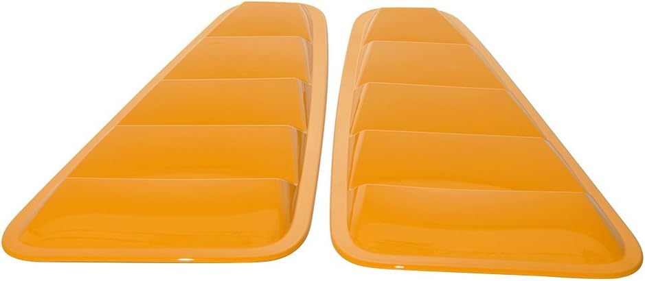 Pre Painted Window Delete Panels Compatible with 2005-2009 Ford Mustang V6, Factory Style Valencia #U3 ABS Plastic Sun Rain Shade Guard Wind Vent Air Deflector by IKON MOTORSPORTS, 2006 2007 2008