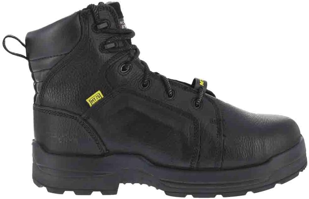 Rockport Mens More Energy 6 Inch Slip Resistant Composite Toe Work/Duty - Black
