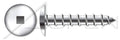 (75 pcs) #10 X 2, Self-Tapping Sheet Metal Screws, Type A, Truss Square Drive, Stainless Steel