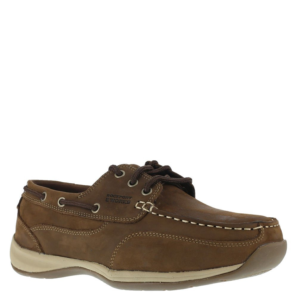 Boat Shoe,6,W,Brown,Steel,PR
