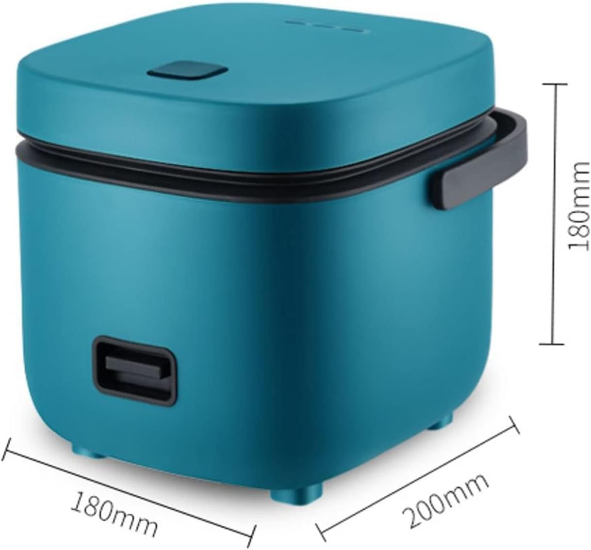 THEGA Rice Cooker - Mini Rice Cooker, Home Kitchen Appliances 2-Layer Heating Food Steamer, Multifunction Meal Cooking Pot, Cooking Pot with Non-Stick Coating, Kitchen Cookware Pot (Color : Blue)