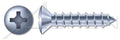 (2000 pcs) #10 X 2, Self-Tapping Sheet Metal Screws, Type A, Oval Phillips Drive, Steel, Zinc Plated and Baked