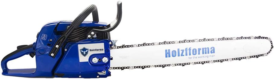Holzfforma Blue Thunder G388 Gasoline Chain Saw Power Head WT 3/8 .063 25' 84 DL Guide Bar & 3/8 .063 25' 84 DL Full Chisel Saw Chain All Parts Compatible