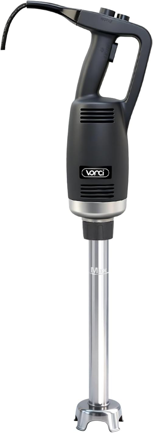 VONCI 750W Commercial Immersion Blender, Extra Heavy Duty Hand Blender with Variable Speed 8000-19000RPM, Handheld Stick Mixer with 20' SUS 304 Shaft, Commercial Emulsifier for Restaurant Kitchen.