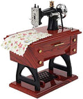 Cute Sewing Machine Music Box Retro Gift Table Home Decor and Unique