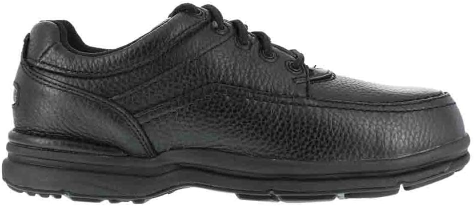 Rockport Men's World Tour Steel Toe Black 8.5 W