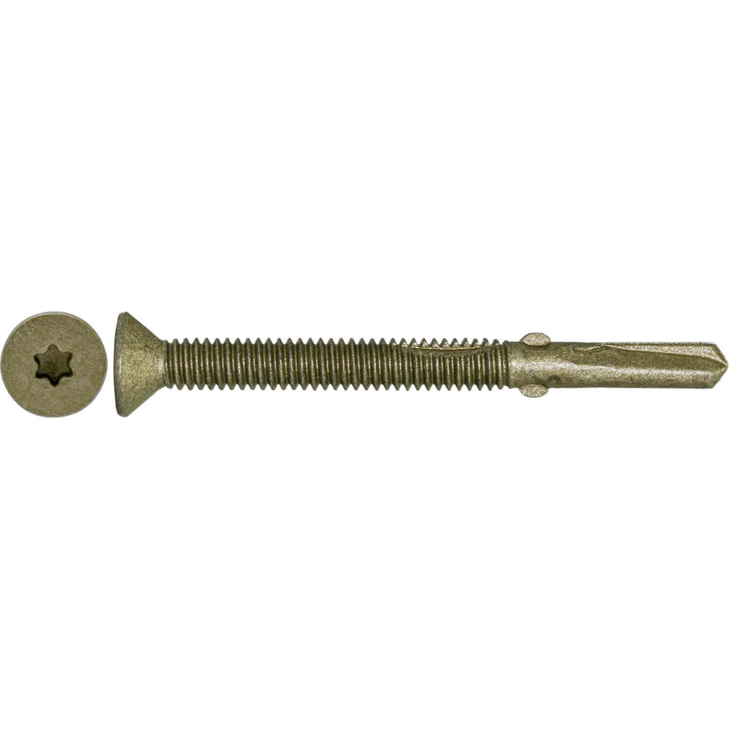12x2-1/2 Reamer Tek Torx/Star T30 Head - Self-Drilling Wood to Metal Screws - 5 Pound CASE -2475 Screws