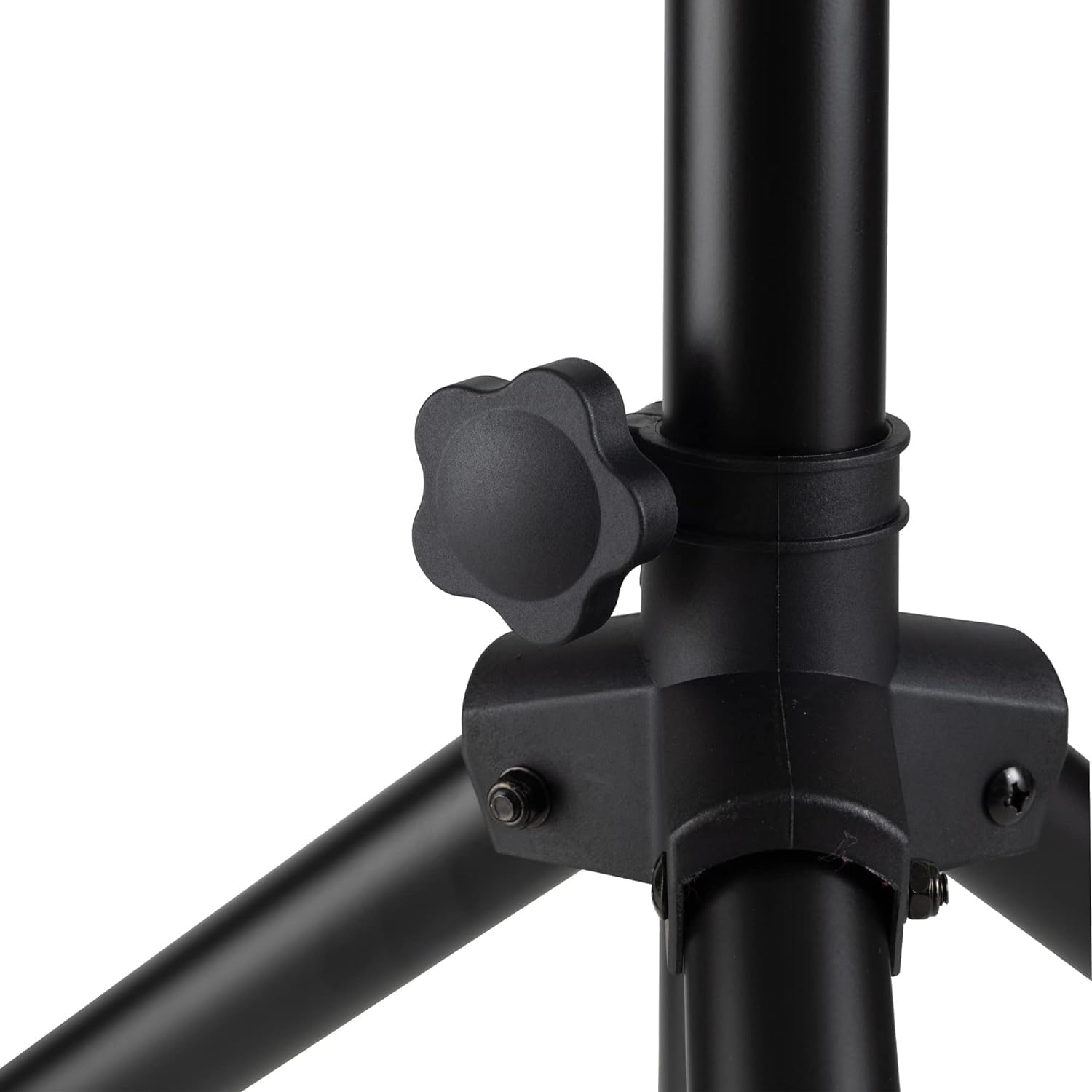 On-Stage SSP7900 All-Aluminum Speaker Stand Pack (Pair of Folding, Portable Stands, Tripod Base, Carry Bag, Height Adjustable, Nonslip Rubber Feet, 1 3/8″ Mounting Poles, 1 1/2″ Adapters, Black)