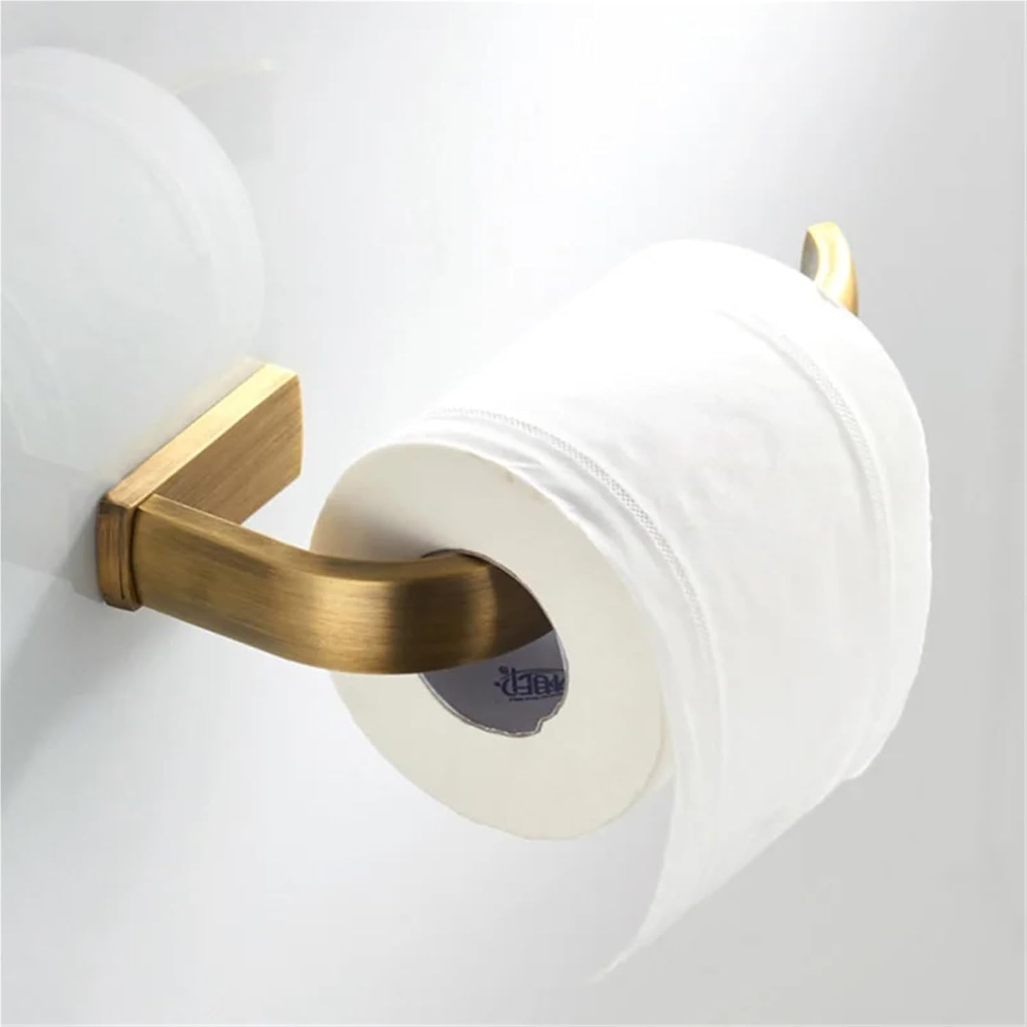 Brass Bathroom Accessories Hardware Set Toilet Paper Roll Holder Bath Towel Rail Ring Wall Mounted Robe Coat Hook(Towel Ring)