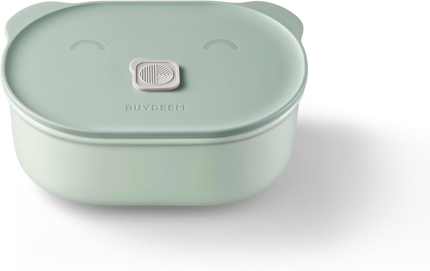 BUYDEEM G52 10.6 Quart Electric Food Steamer Bundle with Two Ceramic Food Storage Container Cozy Greenish 17 oz