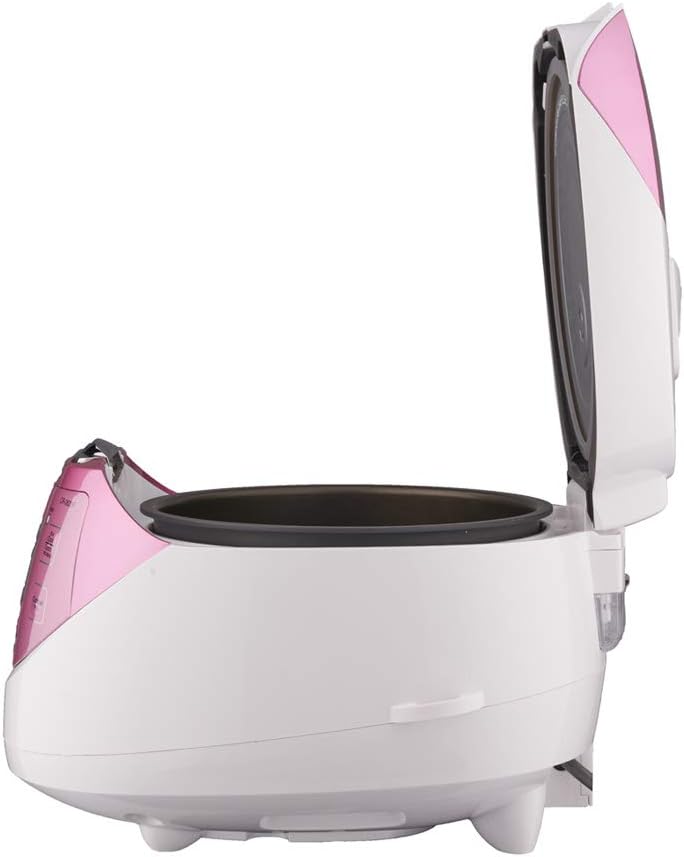 CUCKOO Micom Rice Cooker 6 Cup Uncooked / 12 Cup Cooked, Korean Fuzzy Logic Rice Cooker with Delay Timer & Keep Warm Setting, Versatile Food Steamer with Non-Stick Inner Pot, Pink (CR-0631F)