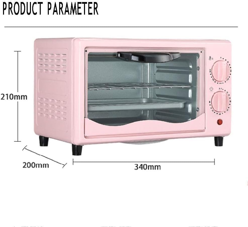 Mini Oven Air Fryer - Multi-Function Convection Toaster Oven, Electric Countertop Kitchen Appliance for Baking, Roasting & Air Frying